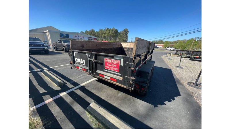 CAM SUPERLINE CAM 6 X 10 DUMP TRAILER WITH 3 WAY GATE **RENTAL**