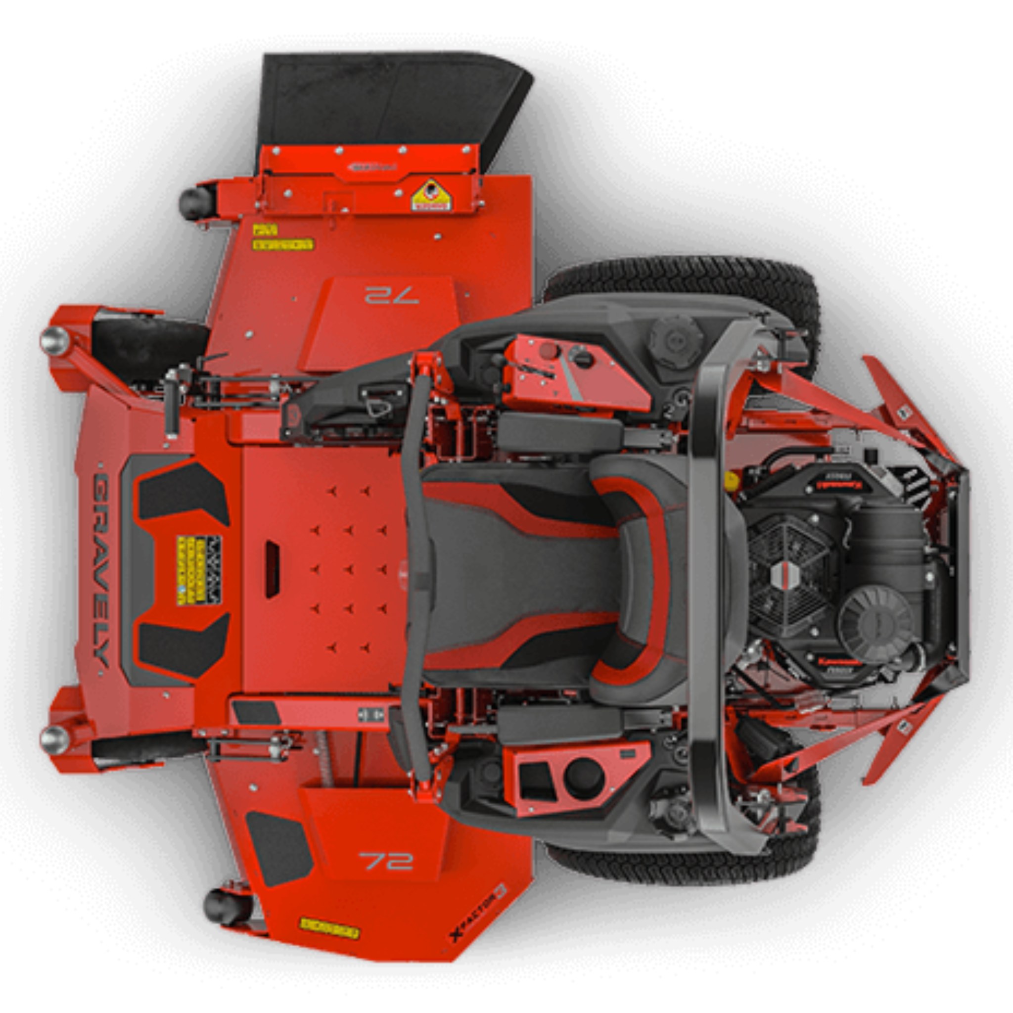 Gravely Pro-Turn 572 - 31 hp Kawasaki FX921V V-Twin, w/72