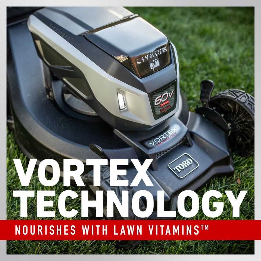 Toro 60V Max* 21 in. (53 cm) Super Recycler® w/Personal Pace® & SmartStow® Lawn Mower with 7.5Ah Battery