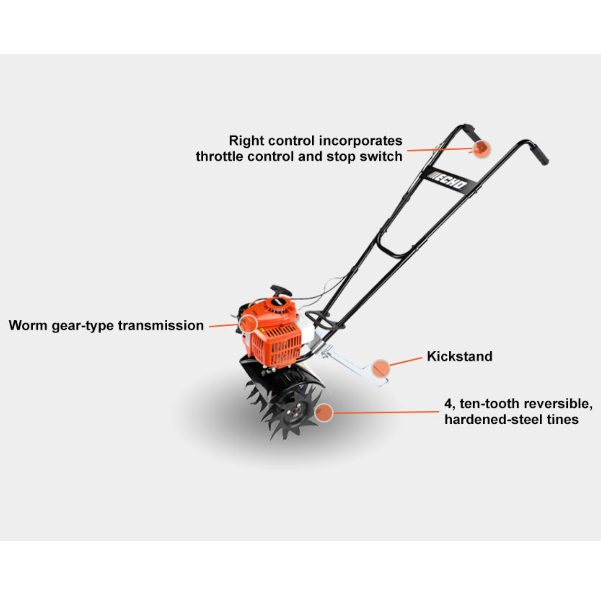 ECHO TC‑210AA – 21.2cc Tiller