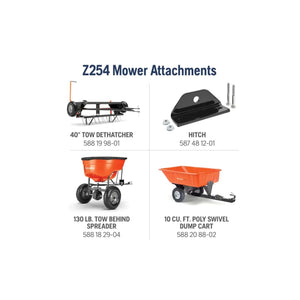 Husqvarna Z254FX Zero-Turn Mower 24 HP Kawasaki FR Series 54