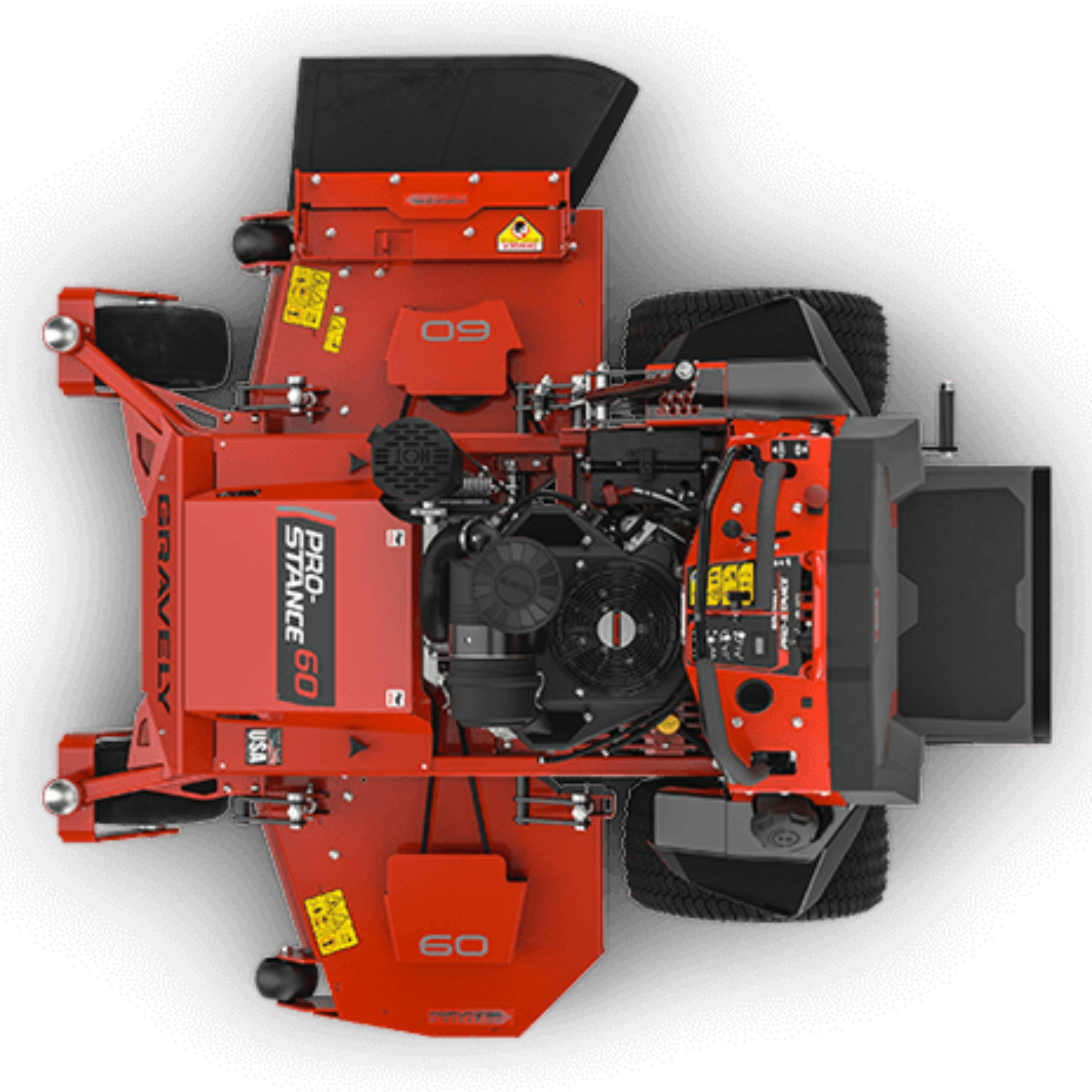 Gravely Pro-Stance 60- 23.5hp Kawasaki FX730V, w/ 60