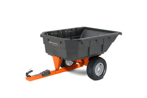 Husqvarna 12.5 cu. ft. Poly Swivel Utility Dump Cart (584401901)